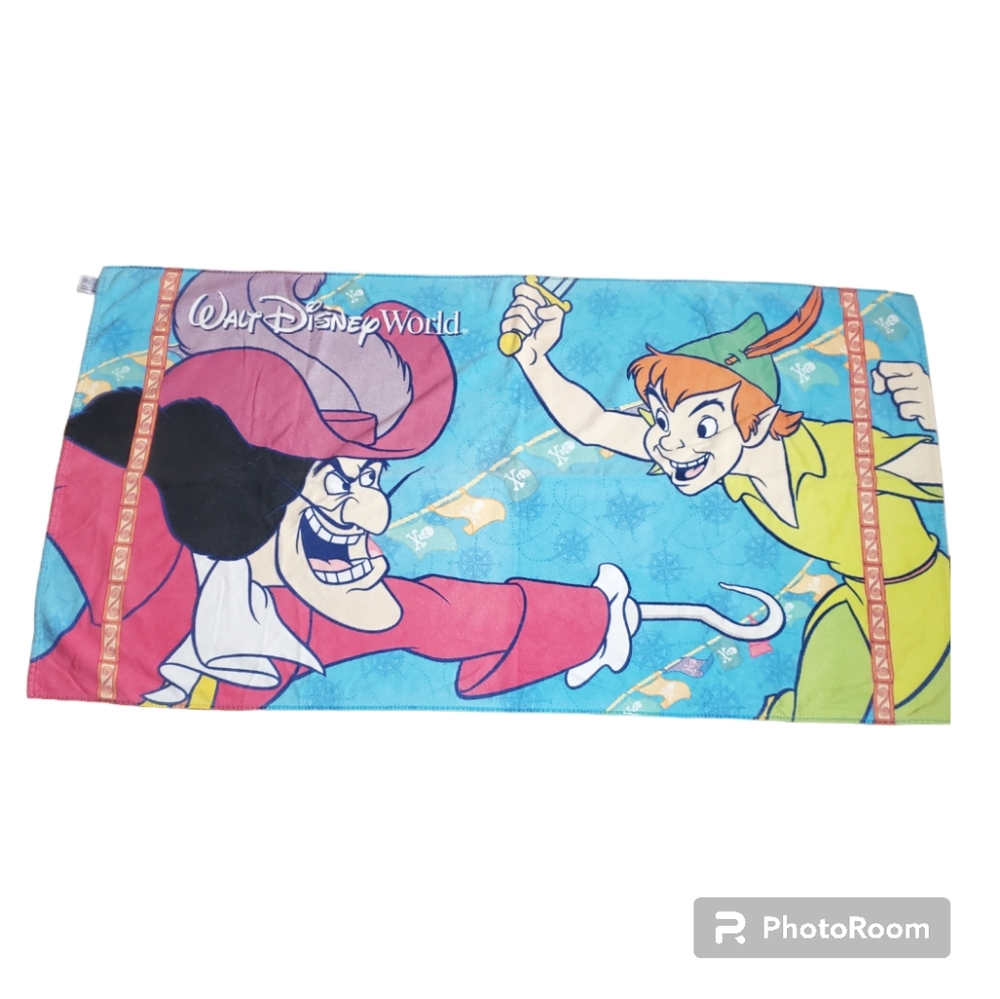Disney Exclusive Peter Pan & Hook Beach Towel